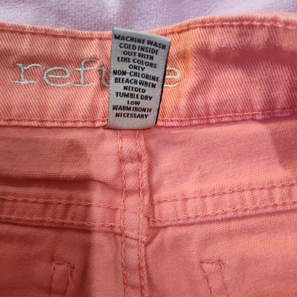 Refuge Peach Short Shorts Womens 0 - Picture 4 of 7